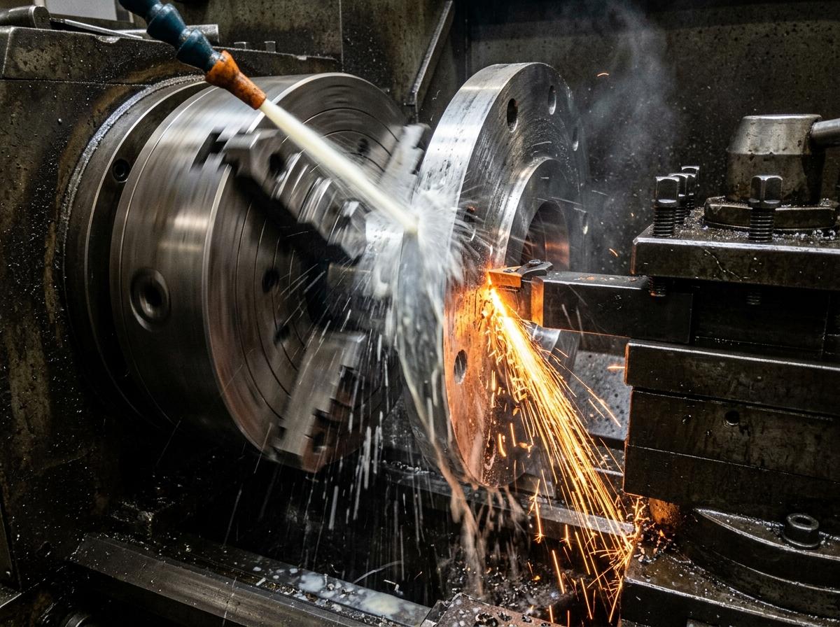 Heavy Diameter Lathe Turning Flange